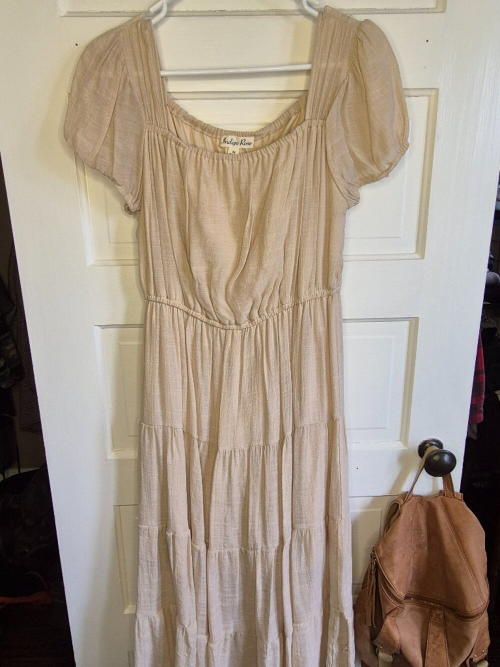 cream dress
